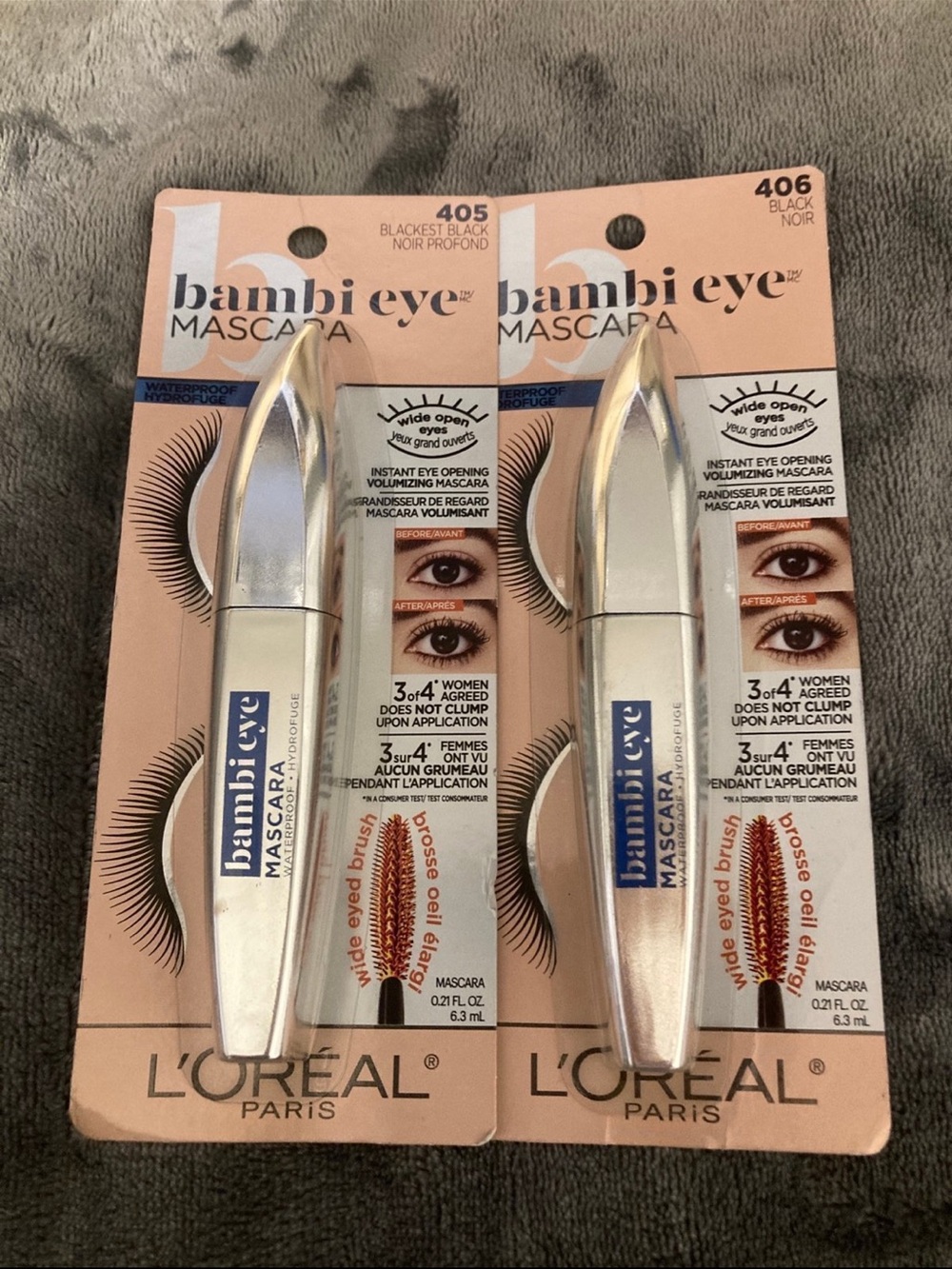 L'Oreal Bambi Eye Mascara Duo - Black (405 & 406)